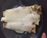 Foto del paso 8 de la receta: Canelones con salsa blanca y salsa de tomate y blanca
