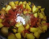A picture of step 3 of Chaalwala Bataka.