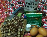 Foto langkah ke 1 dari resep Choco Hazelnut Gelato (tanpa ice cream maker).