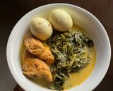 Foto langkah ke 3 dari resep Gulai daun singkong telur tahu.