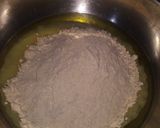 A picture of step 1 of Rajgira mesub.