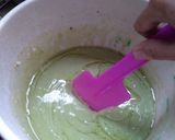 Foto langkah ke 3 dari resep Bolu kukus pandan.