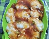 Foto langkah ke 6 dari resep Sawi Putih Isi Daging Kukus.