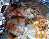 Foto del paso 2 de la receta: Pechuga de pollo al horno 🎁 🐥y zapallitos rellenos