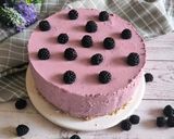 Foto del paso 9 de la receta Tarta de queso de moras silvestres sin horno