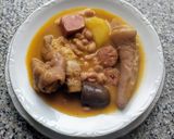 Foto del paso 8 de la receta: Judías pintas con manitas y rabo