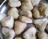 A picture of step 1 of Singhada chat.