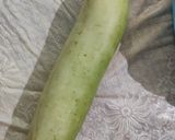 A picture of step 1 of Kaddu/Lauki ki sabzi.