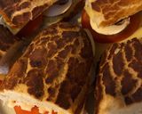 A picture of step 4 of Cheese and Mushroom Tigers!.