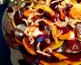 A picture of step 8 of Beetroot, carrot and potato salad.