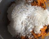 A picture of step 2 of Kodhu Pudla (Pumpkin Crepe).