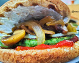 Foto del paso 5 de la receta: Hamburguesa especial con verduras a la miel