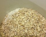 Foto del paso 2 de la receta: Torta Budín de avena con arándanos y nueces