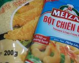 Hình bước làm 1 của món Tảo xoắn chi lê chiên giòn