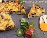 Une image de l'étape 3 de Omelette tomates cerises/champignons de Paris, cuisson au four.