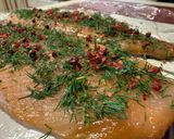 Une image de l'étape 3 de Gravlax de truite.