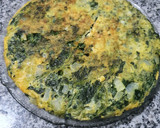 Foto del paso 2 de la receta: 🌿 🧡 Salmón con tortilla de espinacas