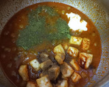 A picture of step 4 of Matar Paneer Curry (without onion and garlic).