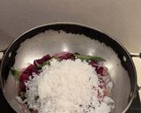 A picture of step 7 of Beetroot Rice.
