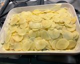 Une image de l'étape 11 de Gratin acidulé de pommes de terre au lard et blettes.