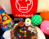 A picture of step 6 of Oreo Chocolate Biscuit Bread Cake - Fireless Instant Cake.