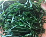 Hình bước làm 1 của món Chả lá lốt chay