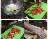 Foto del paso 4 de la receta Coca de verdura con anchoas la masa en thermomix