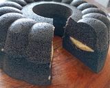 Foto langkah ke 7 dari resep Bolu Kukus Ketan Hitam Keju Lumer (Viral💖).