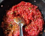 A picture of step 4 of Beetroot pav bhaji.