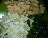 Foto langkah ke 1 dari resep Oseng Kacang panjang,kol dan Tempe Simple.