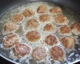 A picture of step 5 of Tender Cabbage and Meatball Tomato Stew.