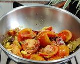 A picture of step 1 of Butter paneer masala recipe without onion and garlic.