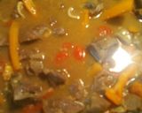 A picture of step 4 of Curried Goat.
