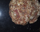Foto del paso 3 de la receta: Hamburguesa rellenas, acompañada con poleta y un toque picante🌶