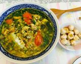 Hình bước làm 2 của món Canh chua đầu cá Trắm