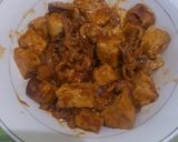Foto langkah ke 4 dari resep Cumi Tahu Masak Saos.