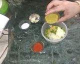 A picture of step 2 of Wrapped Chilli Bites.