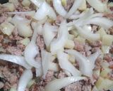 Foto del paso 2 de la receta: Picadillo de puerco con pico de gallo y papa