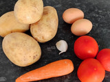 Guiso de papas con huevo