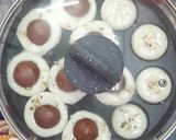 A picture of step 6 of Mini Gulab Jamun Cake in Appe Pan.