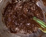 Foto langkah ke 3 dari resep Brownies Selai Coklat Rasa Kopi.