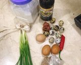 Hình bước làm 1 của món Trứng ngâm xì dầu