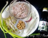 雞肉炒河粉的食譜步驟1照片