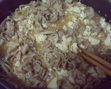 A picture of step 3 of Budget-Friendly Sukiyaki Rice Bowl with Pork, Bean Sprouts, and Tofu.