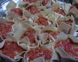 A picture of step 3 of ＊Easy Steamed Shumai with Just One Frying Pan＊.