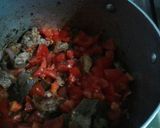 A picture of step 3 of Rosemary beef fry.