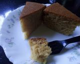 A picture of step 6 of Eggless Sufuria Cake on gas top#themechallenge.