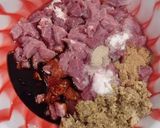 Foto langkah ke 3 dari resep Sate sapi bumbu kacang.