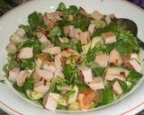Foto del paso 7 de la receta Ensalada de canónigos y pechuga de pavo