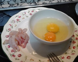 Foto del paso 2 de la receta: Revuelto de judías verdes con jamón y gambas